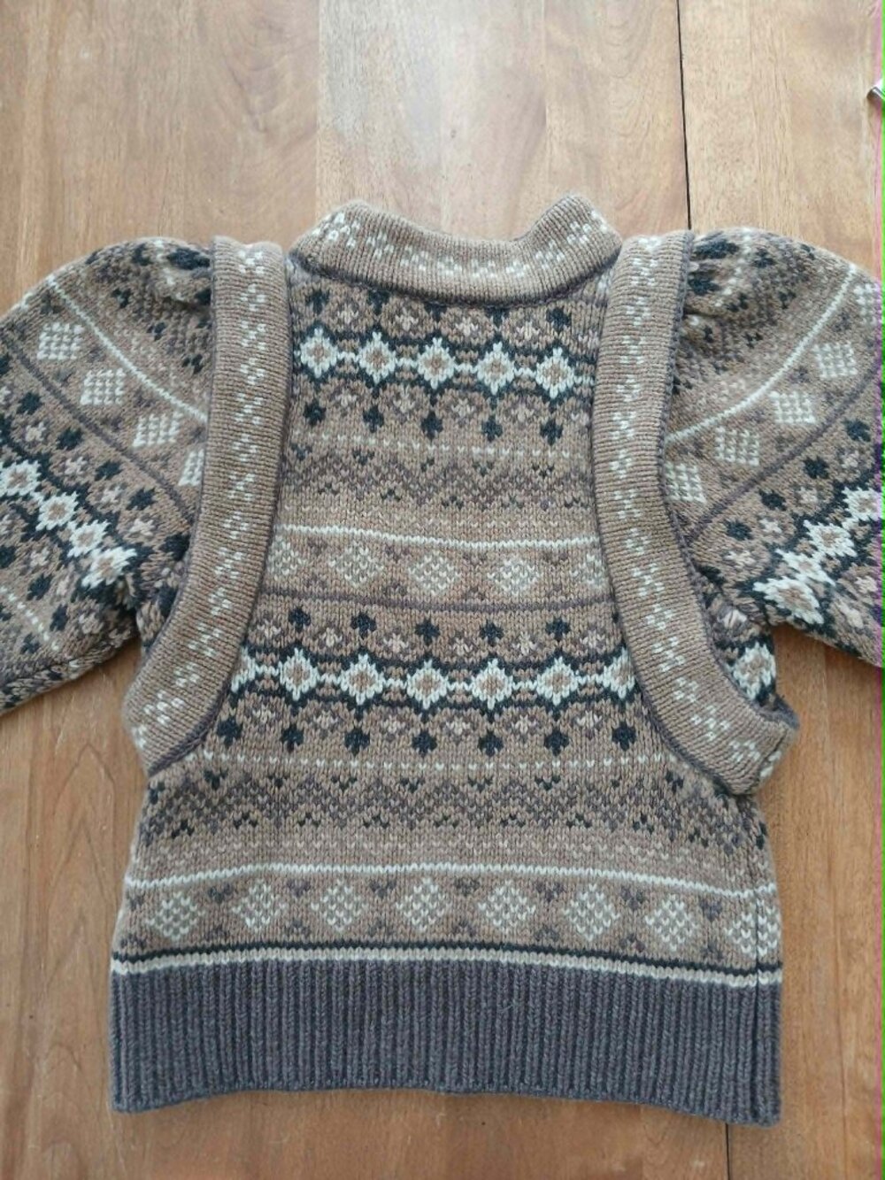 Sea New York Finja Fair Isle Sweater Size Small (fits like XS) - Picture 3 of 11